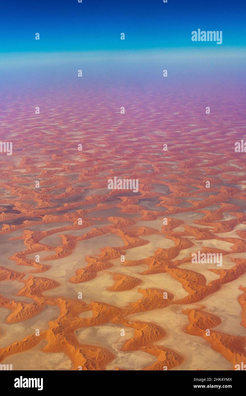 Antenna del Rub al Khali, il quartiere vuoto, Regno dell'Arabia Saudita, Medio Oriente Foto Stock
