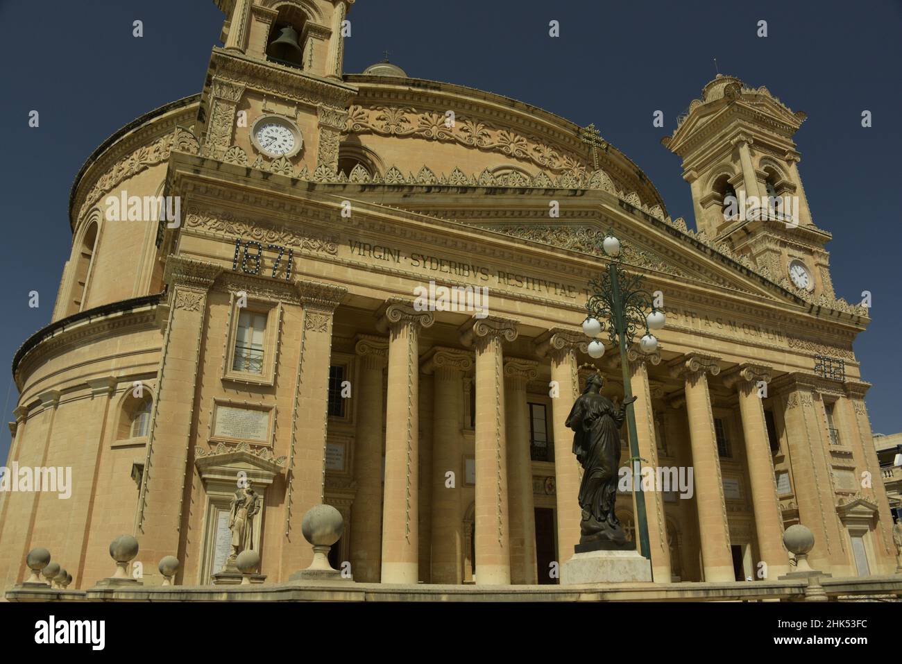 Chiesa dell'Assunzione di nostra Signora (Mosta rotonda), Mosta, Malta, Mediterraneo, Europa Foto Stock