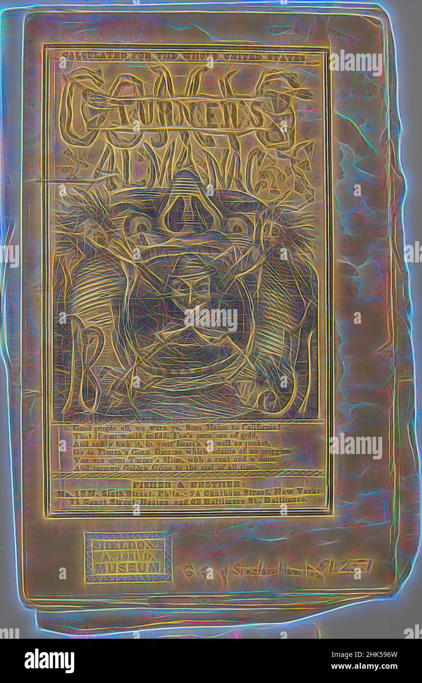 Ispirate al fumetto Almanac di Turner, incisioni in legno su carta, 1851, 8 1/4 x 5 3/8 pollici, 21 x 13,7 cm, reinventate da Artotop. L'arte classica reinventata con un tocco moderno. Design di calda e allegra luminosità e di raggi di luce. La fotografia si ispira al surrealismo e al futurismo, abbracciando l'energia dinamica della tecnologia moderna, del movimento, della velocità e rivoluzionando la cultura Foto Stock Ispirate al fumetto Almanac di Turner, incisioni in legno su carta, 1851, 8 1/4 x 5 3/8 pollici, 21 x 13,7 cm, reinventate da Artotop. L'arte classica reinventata con un tocco moderno. Design di calda e allegra luminosità e di raggi di luce. La fotografia si ispira al surrealismo e al futurismo, abbracciando l'energia dinamica della tecnologia moderna, del movimento, della velocità e rivoluzionando la cultura Foto Stock