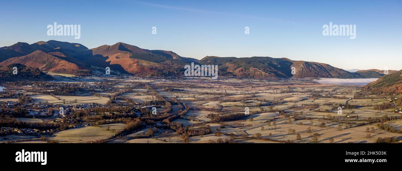 Bassenthwaite nel Lake District inglese Foto Stock