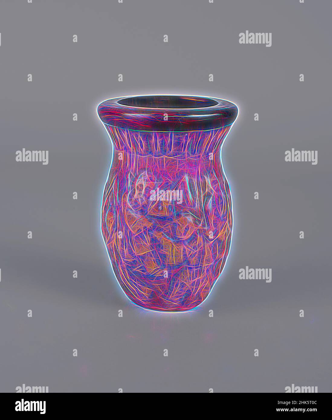 Ispirato da Cricket Cage con Design of Figures, cinese, dinastia Qing, 1644–1911, 18th–19th secolo, Zucca stampata con bordo di legno, fatta in Cina, Asia, artefatti da ricreazione, legno, altezza: 3 7/8 cm (9,8 cm, riimmaginato da Artotop. L'arte classica reinventata con un tocco moderno. Design di calda e allegra luminosità e di raggi di luce. La fotografia si ispira al surrealismo e al futurismo, abbracciando l'energia dinamica della tecnologia moderna, del movimento, della velocità e rivoluzionando la cultura Foto Stock