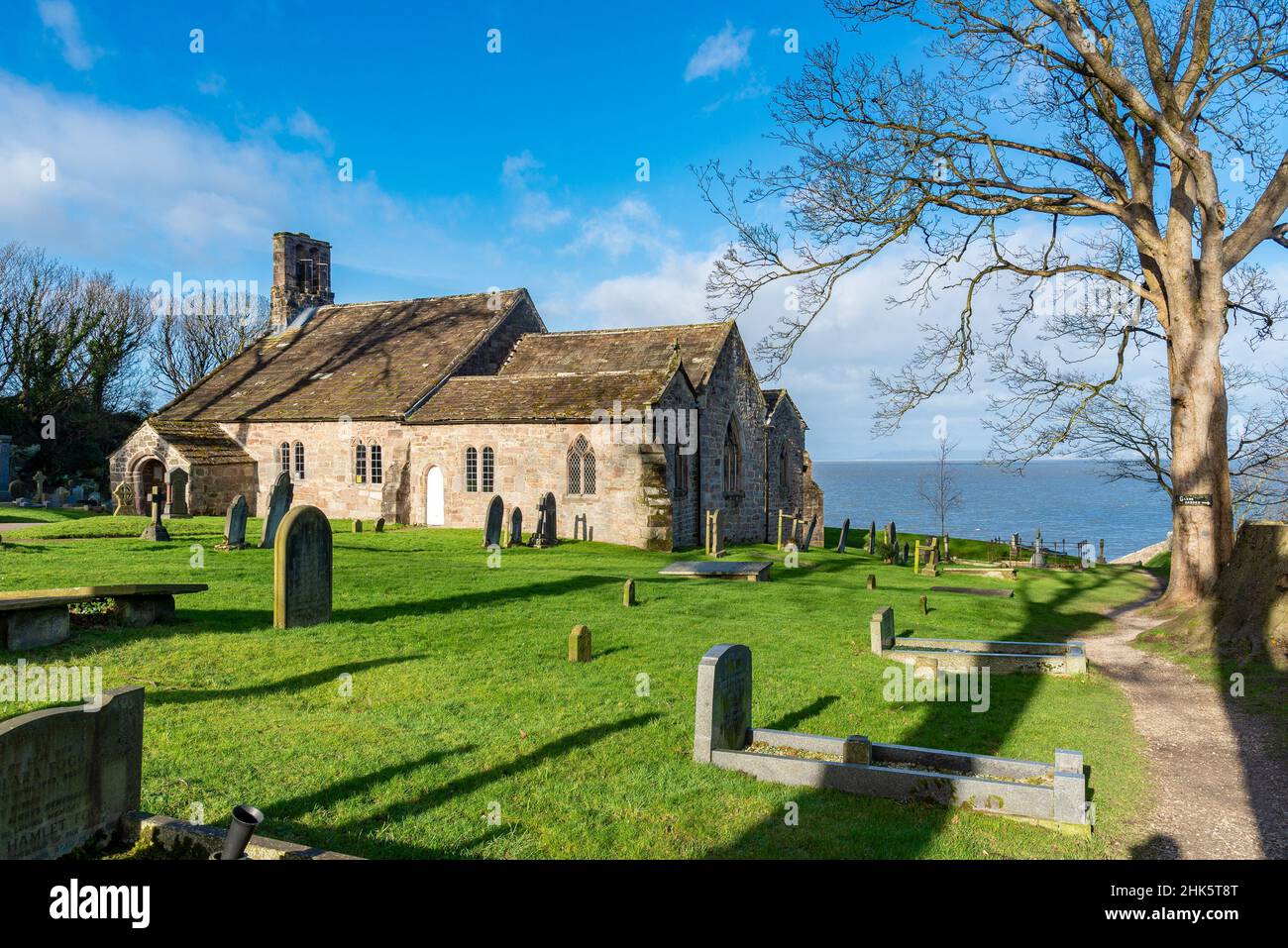 Chiesa Parrocchiale di San Pietro in basso a Heysham, Lancaster, Lancashire. Foto Stock