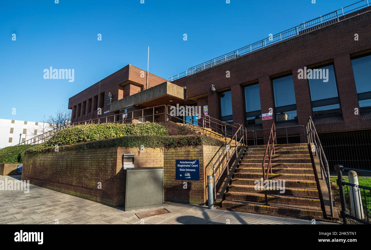 Peterborough Magistrates Court Foto Stock