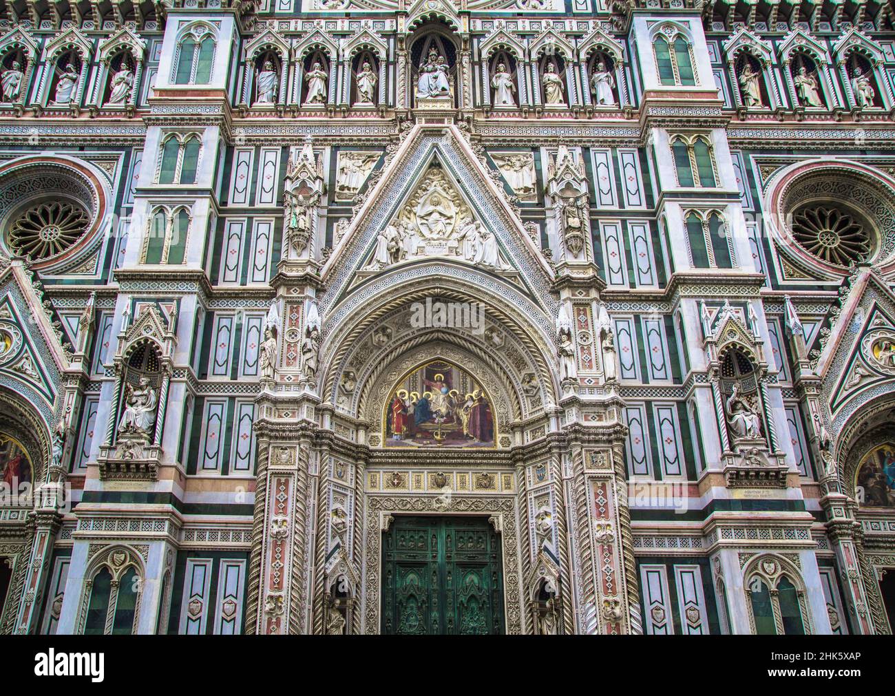 Santa Maria del Fiore, la chiesa principale di Firenze. Foto Stock