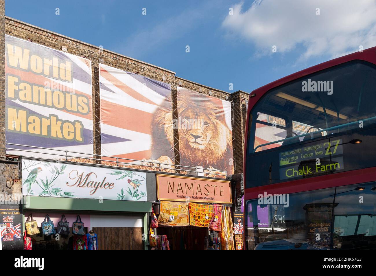 Londra, Regno Unito - 10 ottobre 2009 - Camden Market a Camden Town a Londra Foto Stock