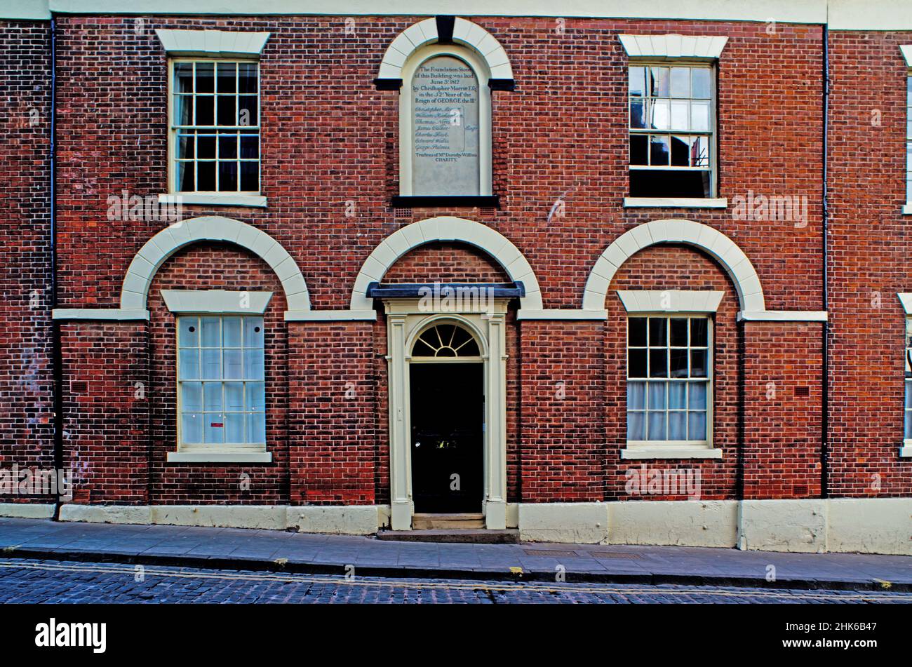 Dorothy Wilsons ex ALMS Casa per i poveri costruita nel 1812, Walmgate, York, Inghilterra Foto Stock