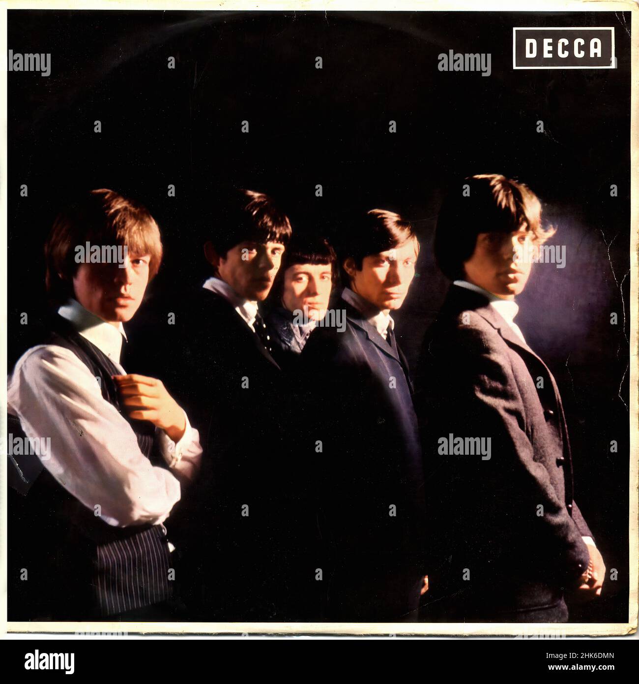 Copertina Vintage Vinyl record - Rolling Stones, The - primo LP - D - 1964 Foto Stock