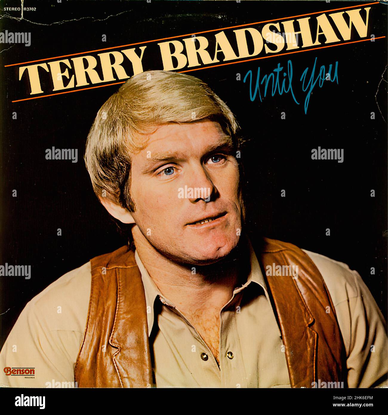 Terry Bradshaw - Album vintage American Christian Vinyl Foto Stock