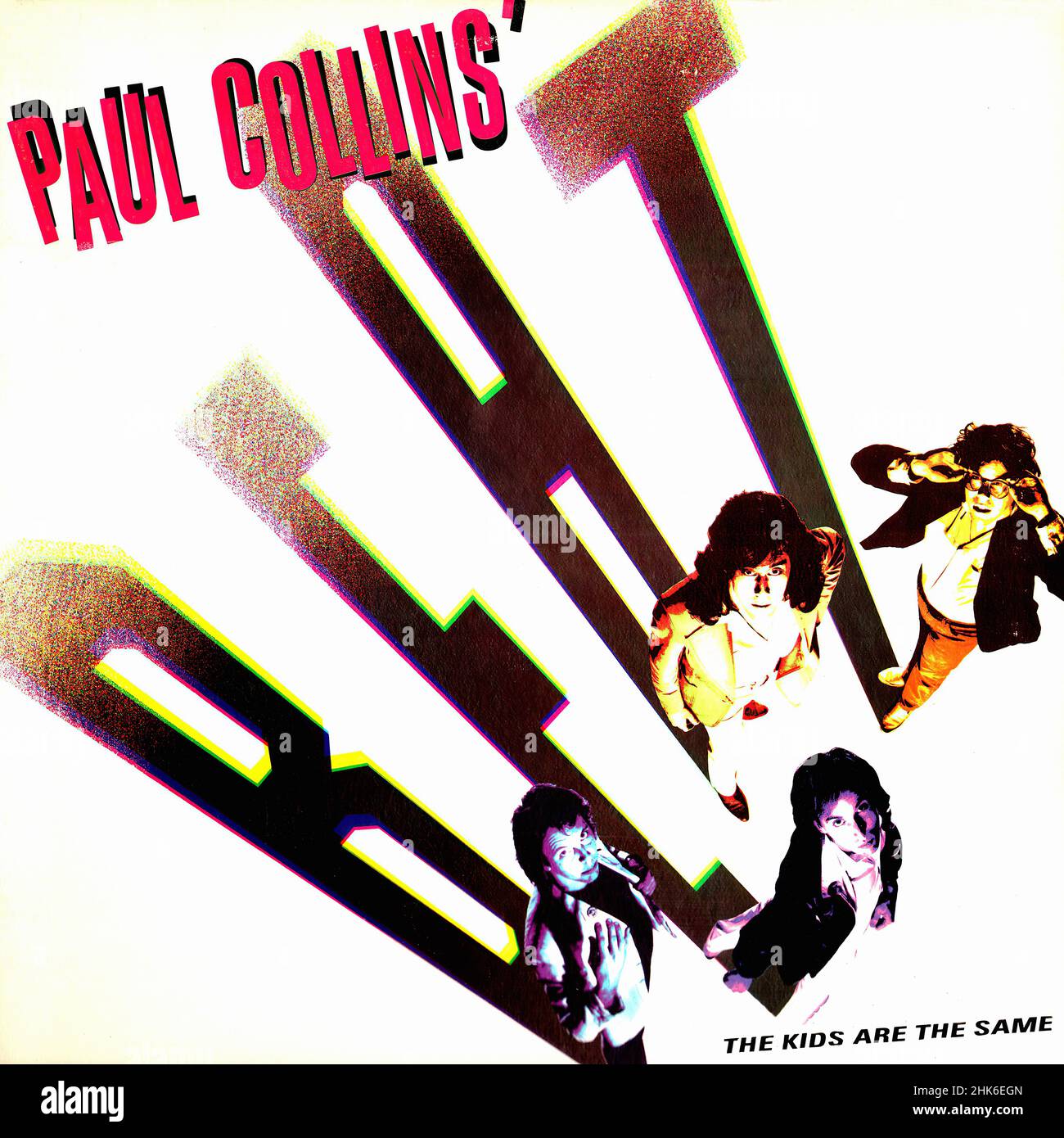 Copertina Vintage vinyl record - Paul Collins' Beat - The Kids are The Same - US - 1982 Foto Stock