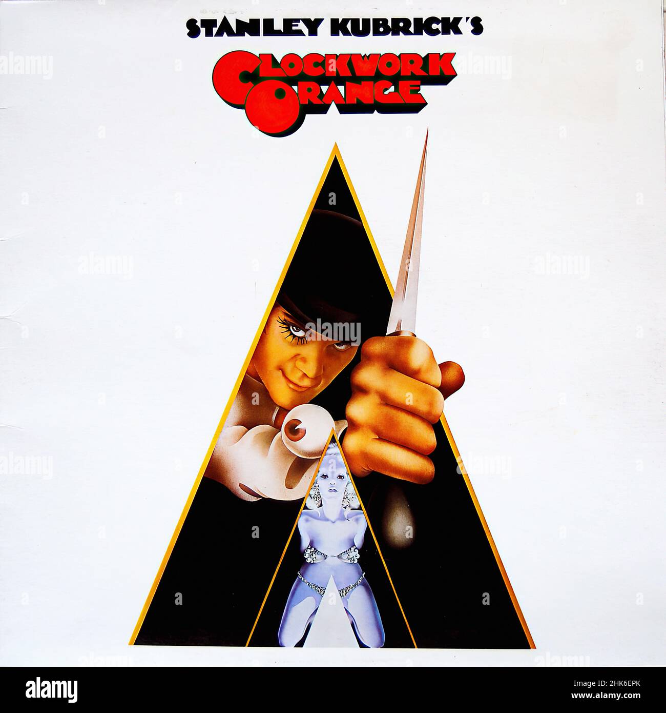 Copertina Vintage Vinyl record - Movie Soundtrack - Clockwork Orange - Front Foto Stock