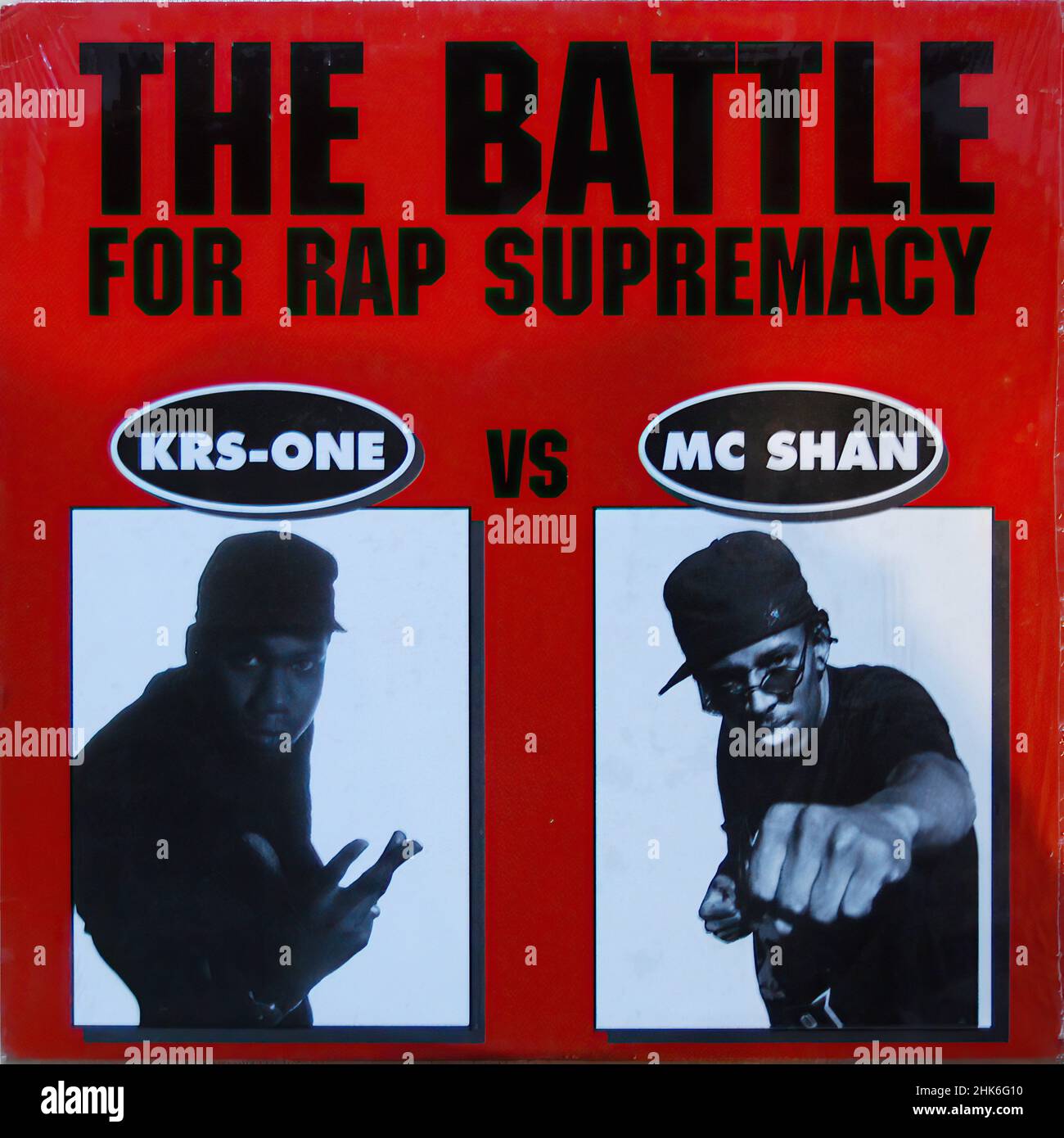 Copertina Vintage Vinyl record - The Battle for Rap Supremacy 96 Foto stock  - Alamy