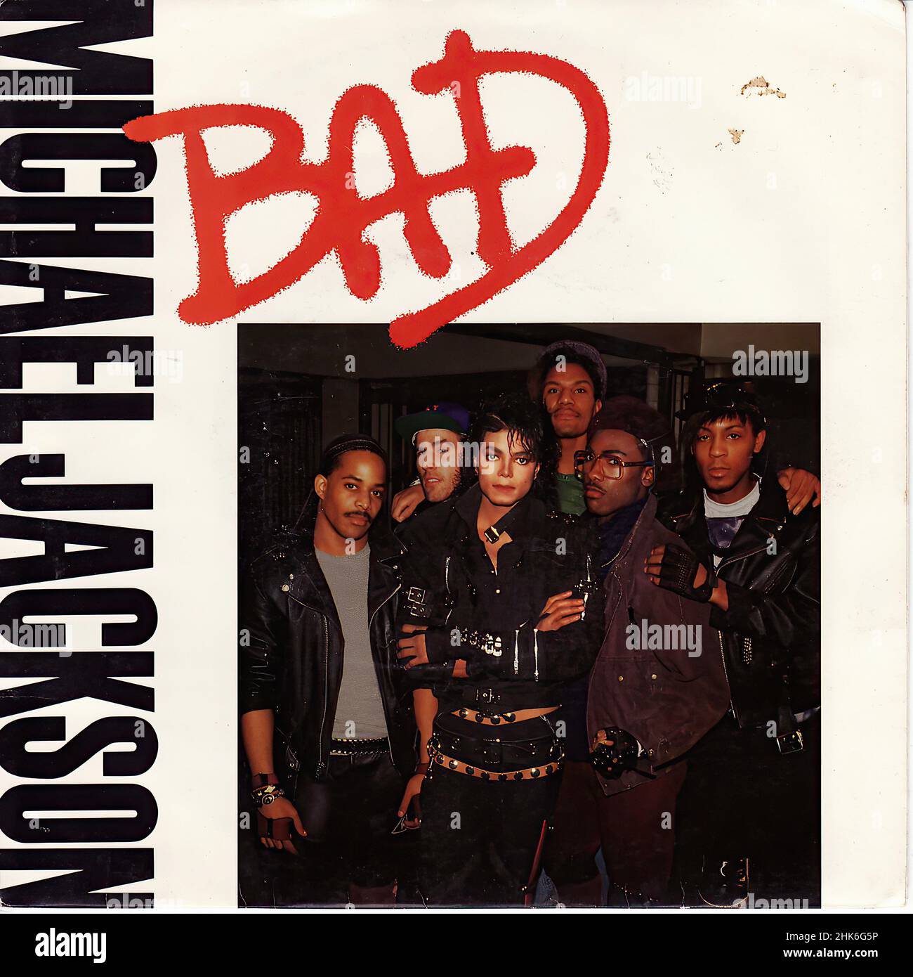Copertina vintage in vinile - Michael Jackson - Bad [1987]_00001 Foto Stock