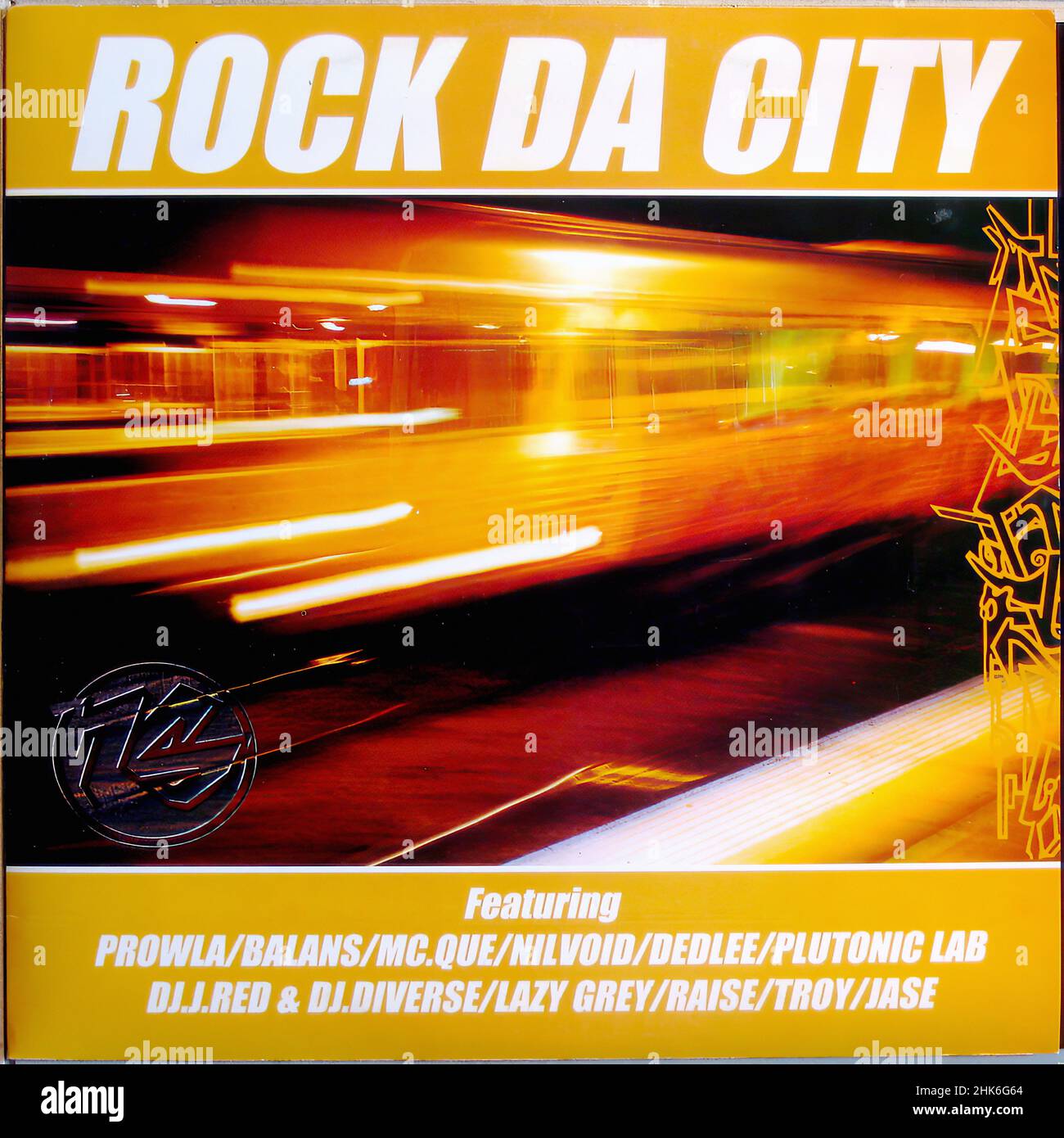 Copertina Vintage Vinyl record - compilation - Australiano - Rock da City Foto Stock