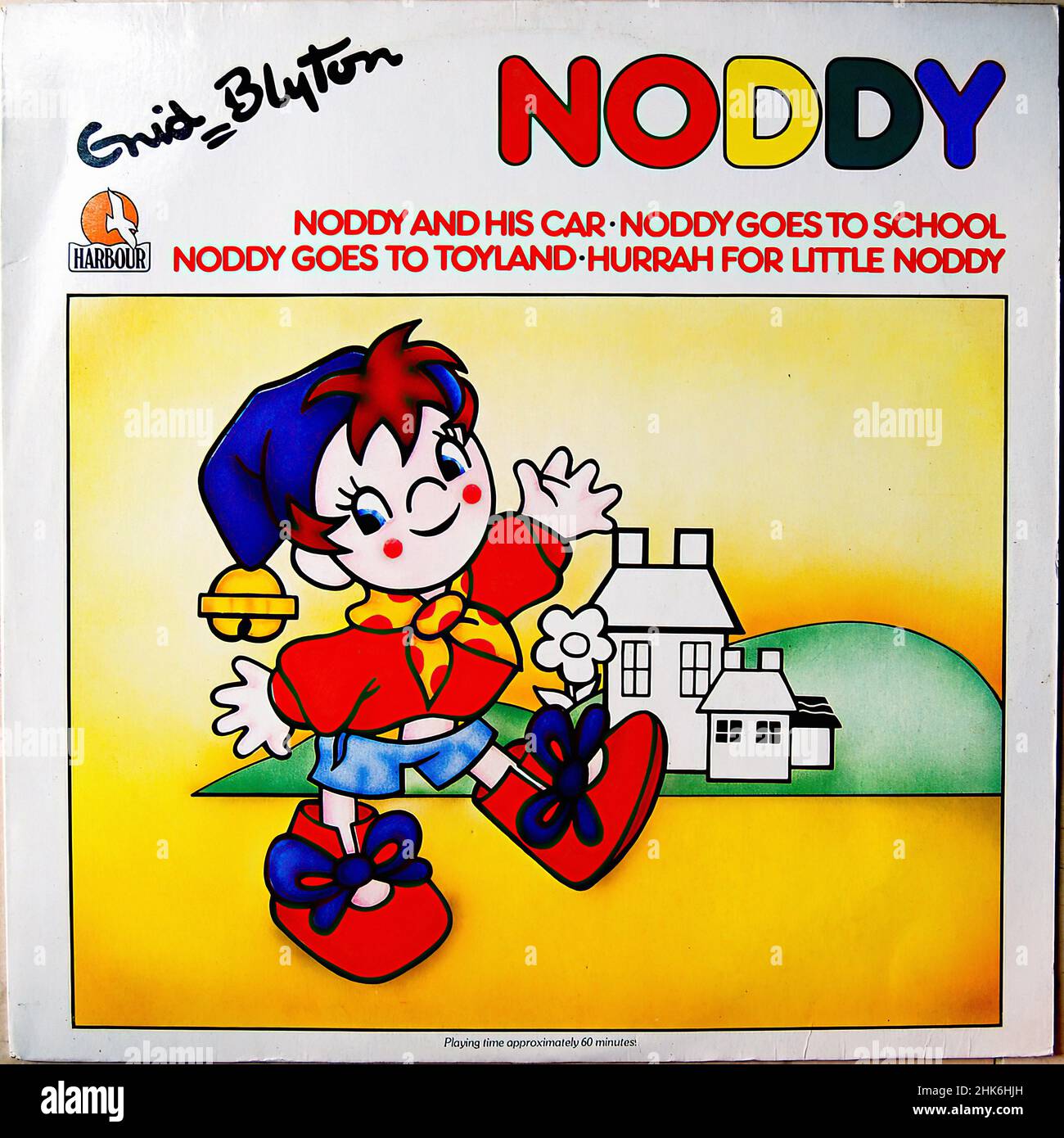 Copertina Vintage vinil record - Childrens - Noddy - anteriore Foto Stock