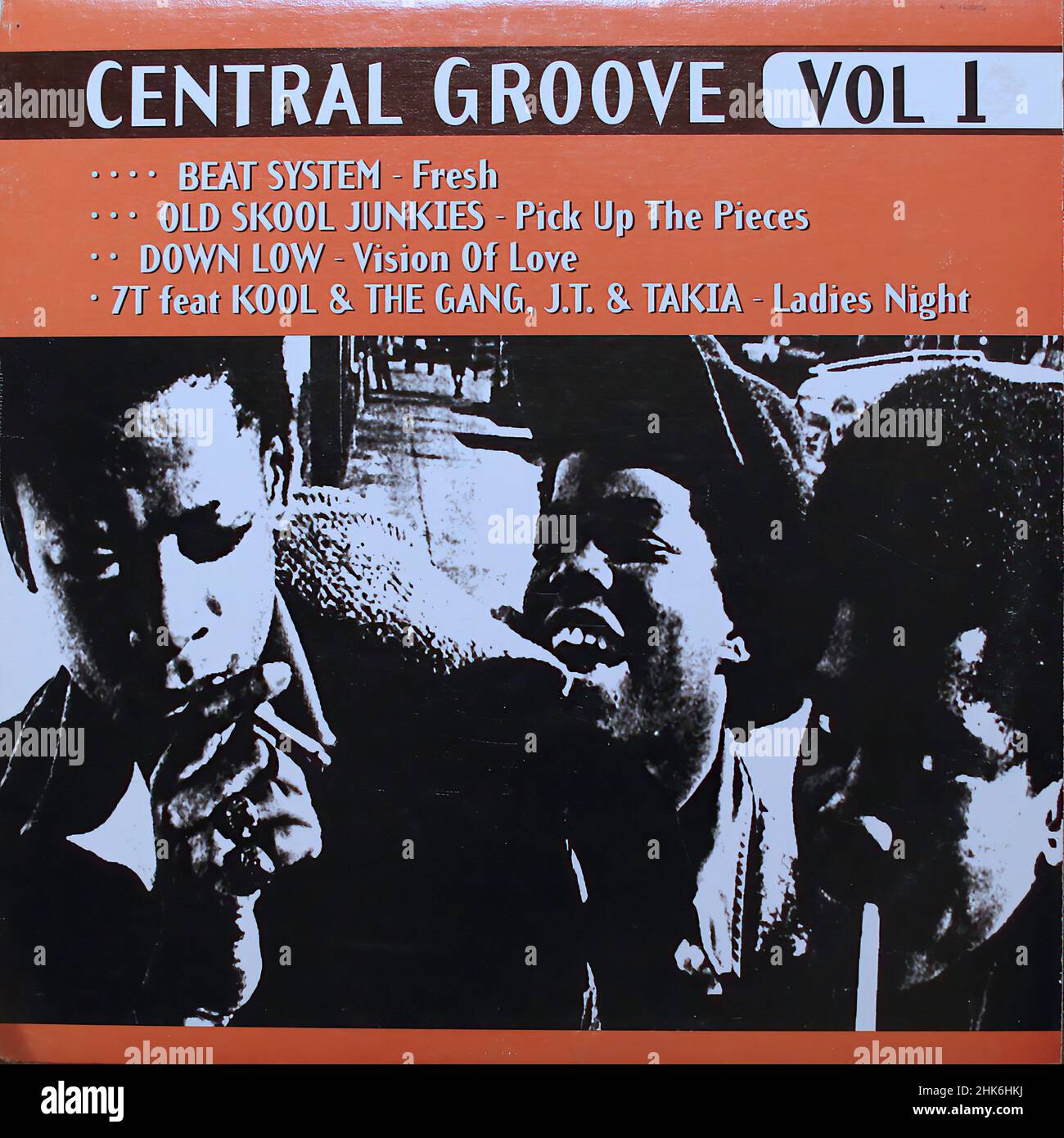 Copertina Vintage in vinile - Central Groove 1 Foto Stock