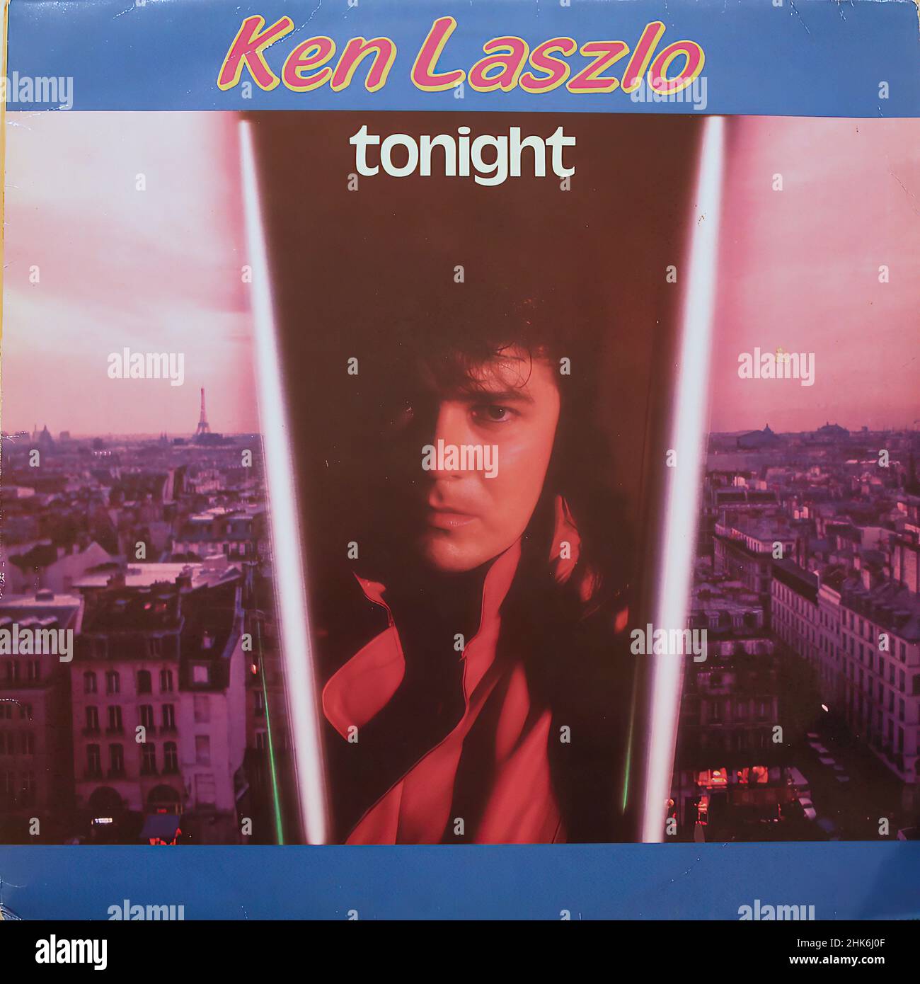 Copertina Vintage in vinile - Ken Laszlo - Tonight 00001 Foto Stock
