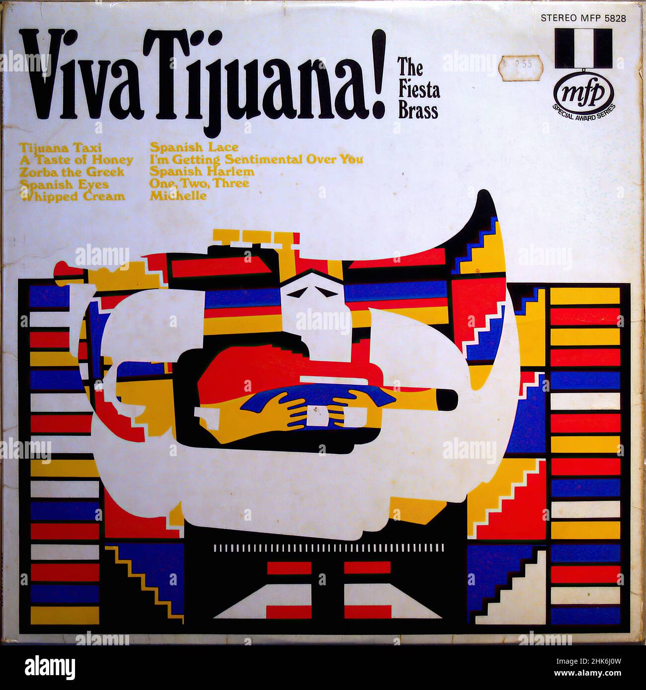Copertina Viva Tijuana in vinile d'epoca Foto Stock