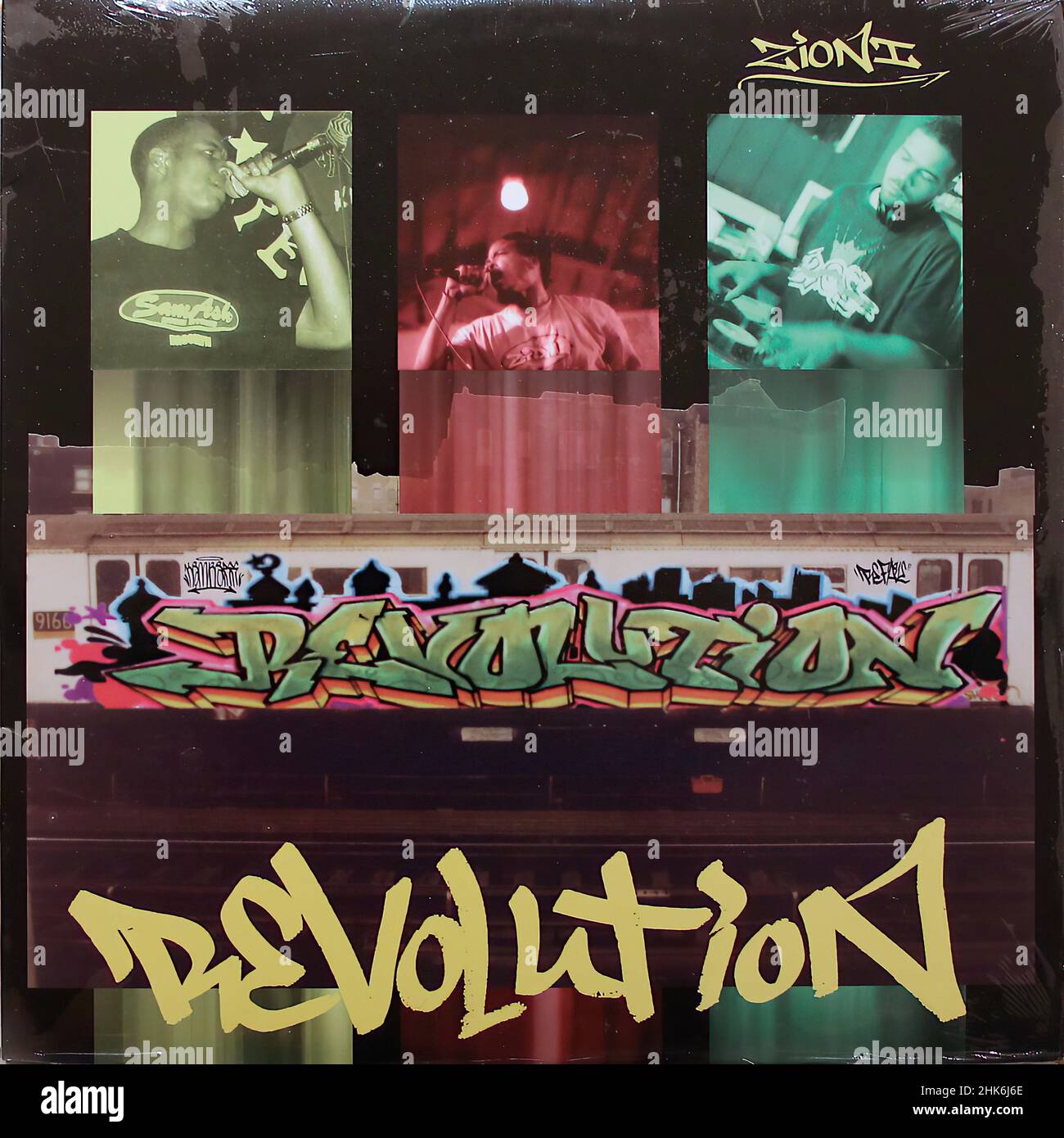 Copertina del disco in vinile vintage - Zion - Revolution 00001 Foto Stock