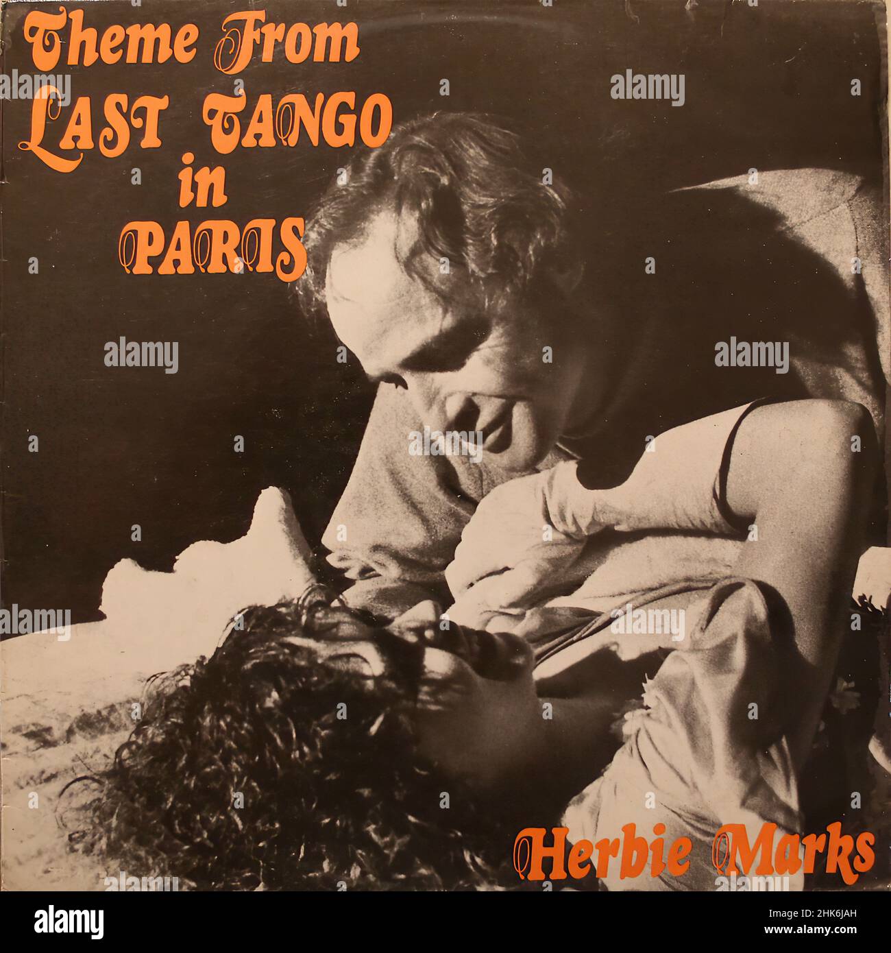 Copertina del disco in vinile d'epoca - Herbie Marks - ultimo Tango a Parigi 00001 Foto Stock