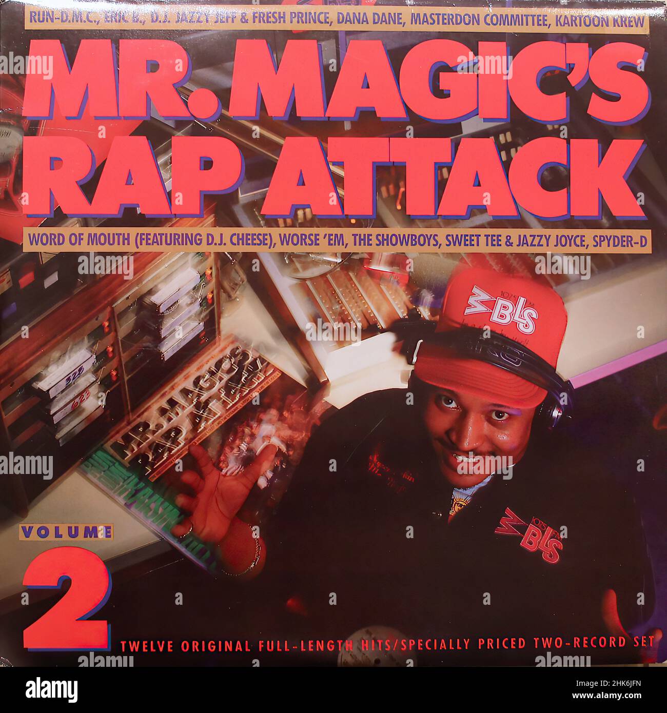Copertina del disco in vinile d'epoca - MR Magic's Rap Attack 2 Foto stock  - Alamy