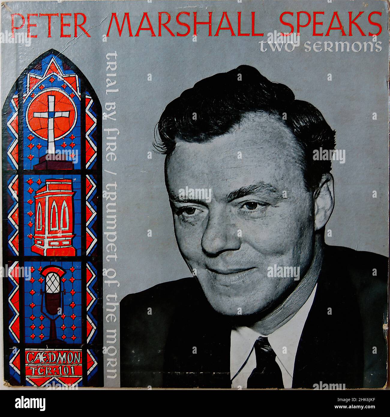 Copertina Vintage Vinyl record - religione - parla Peter Marshall Foto Stock