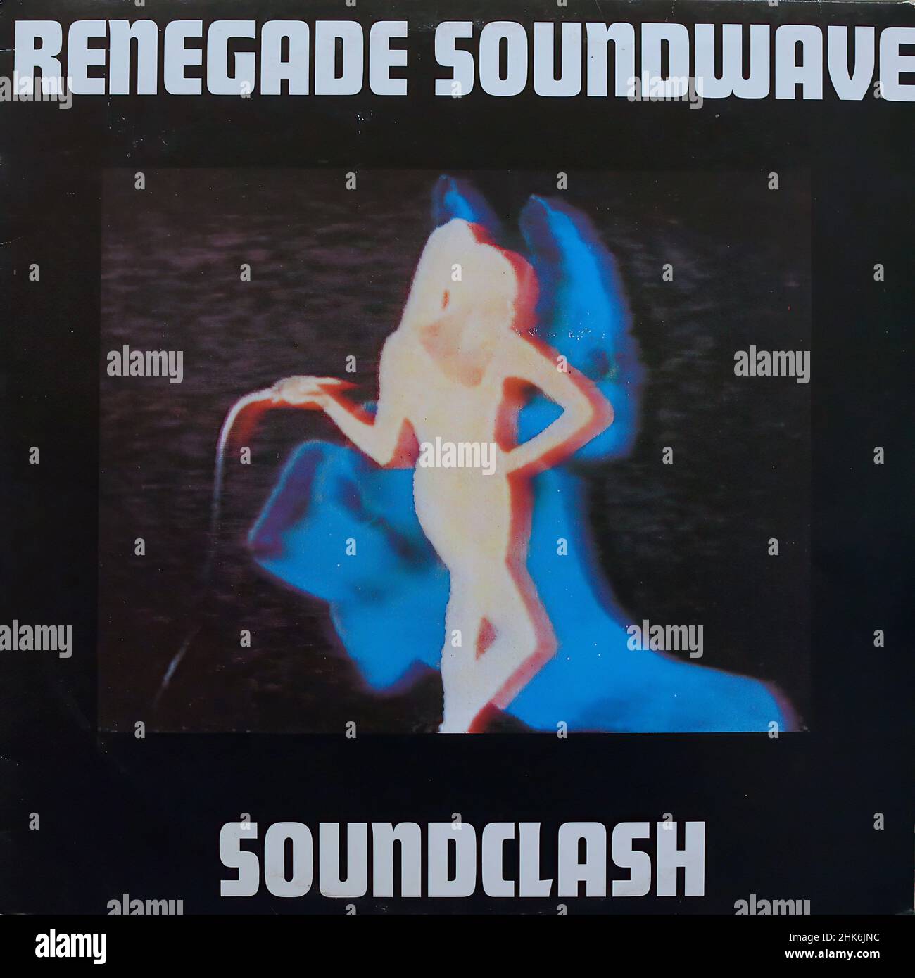 Copertina Vintage in vinile - Renegade Soundwave Soundclash 00001 Foto Stock