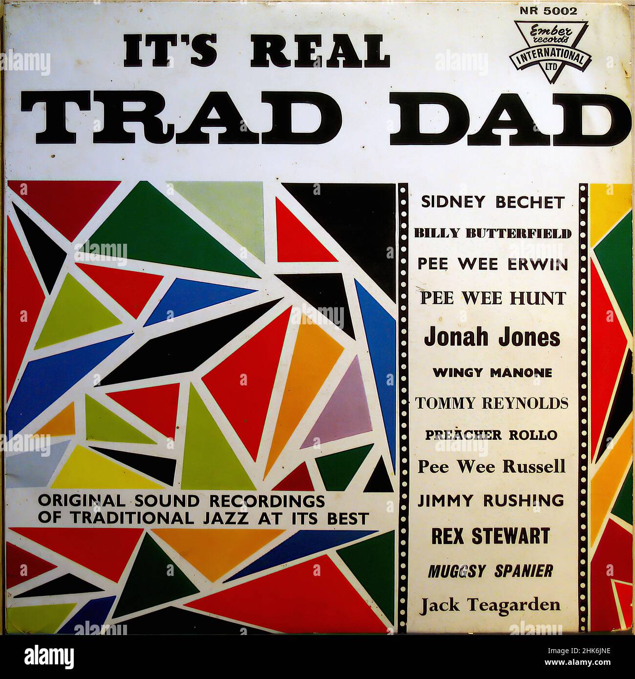 Copertina Vintage Vinyl record - compilation - IT's Real Trad Dad Foto Stock
