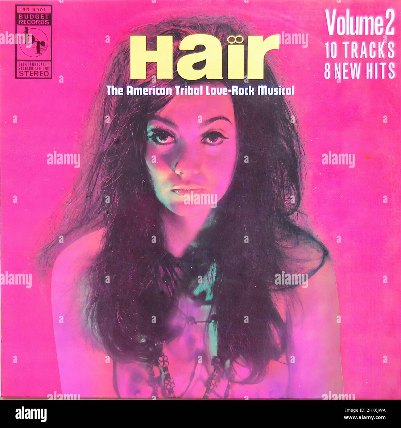 Copertina Vintage Vinyl record - Hair - Musical - (Today This Way) Vol II Foto Stock