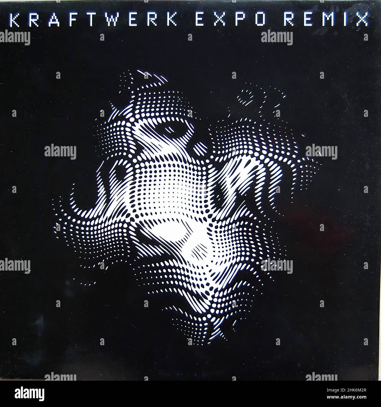 Copertina Vintage vinil record - Kraftwerk - Expo Remix Foto Stock
