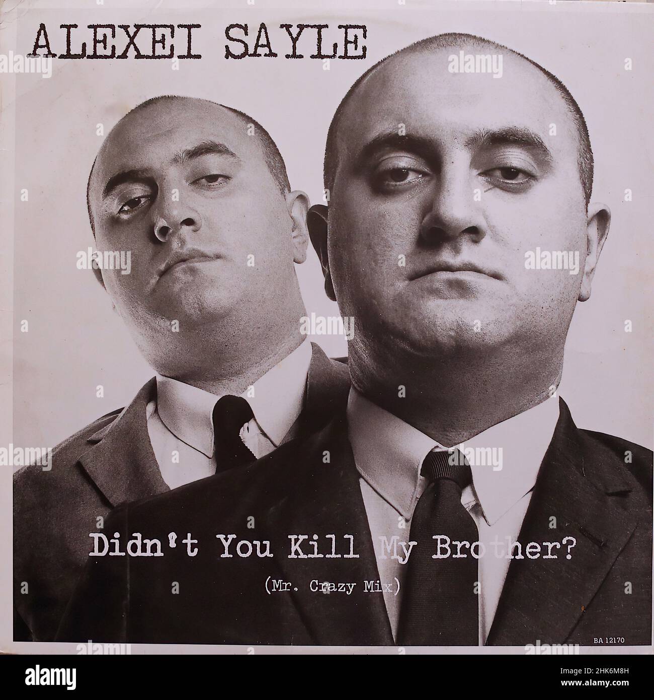 Copertina vintage in vinile - Alexei Sayle - DID You Kill My Brother  00001 Foto Stock