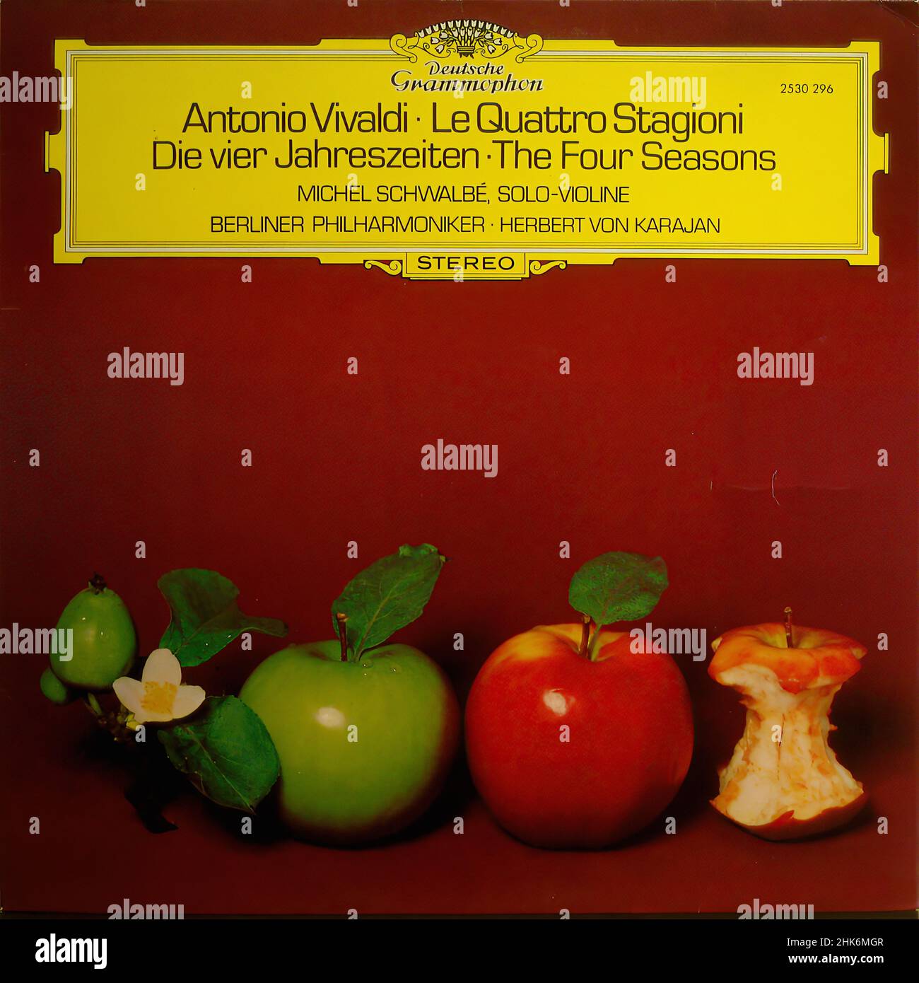 Copertina del disco in vinile d'epoca - classica - Vivaldi - le quattro stagioni 00002 Foto Stock