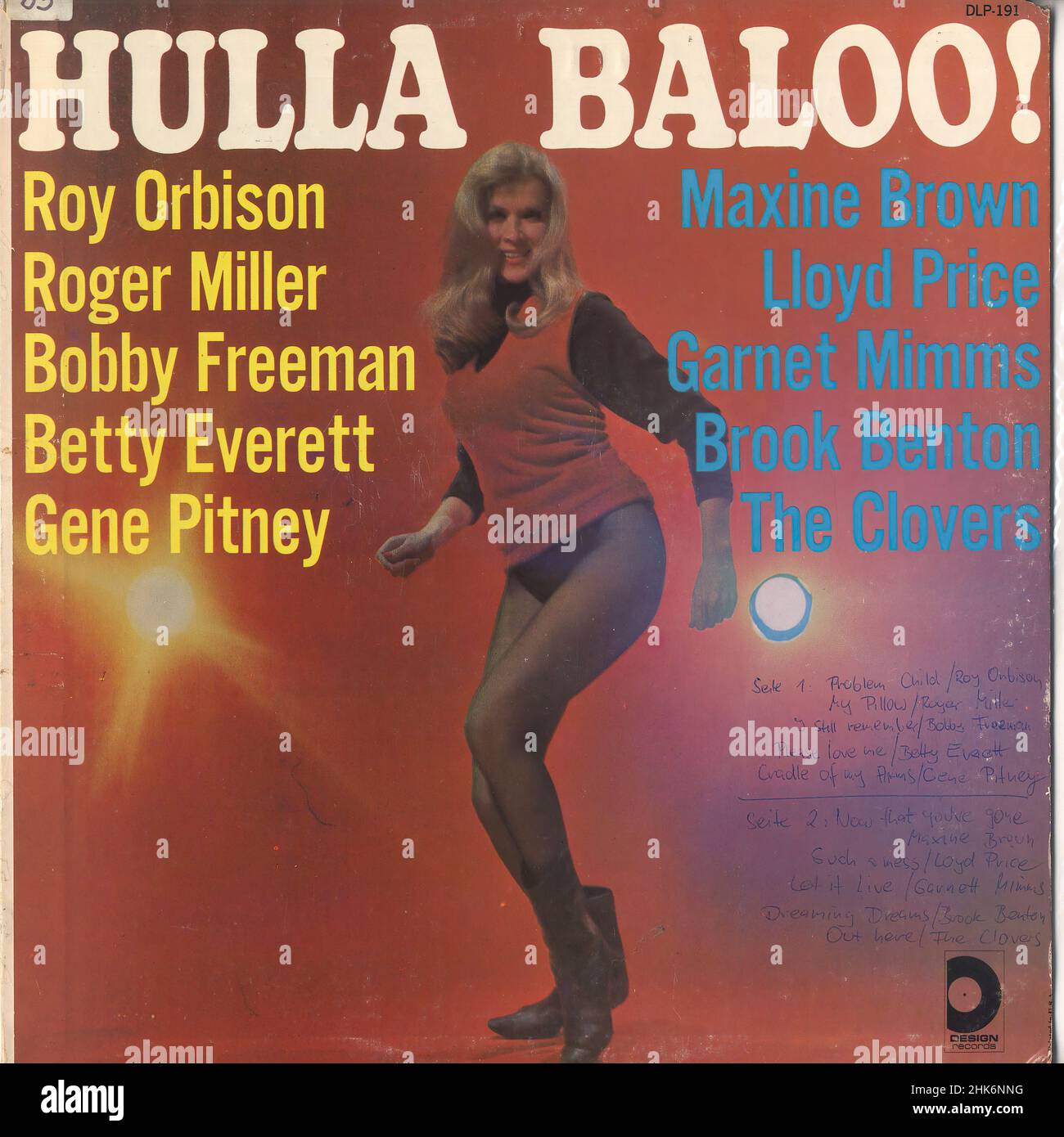 Copertina Vintage vinil record - Hulla Baloo ! - Design - 1 - USA Foto Stock