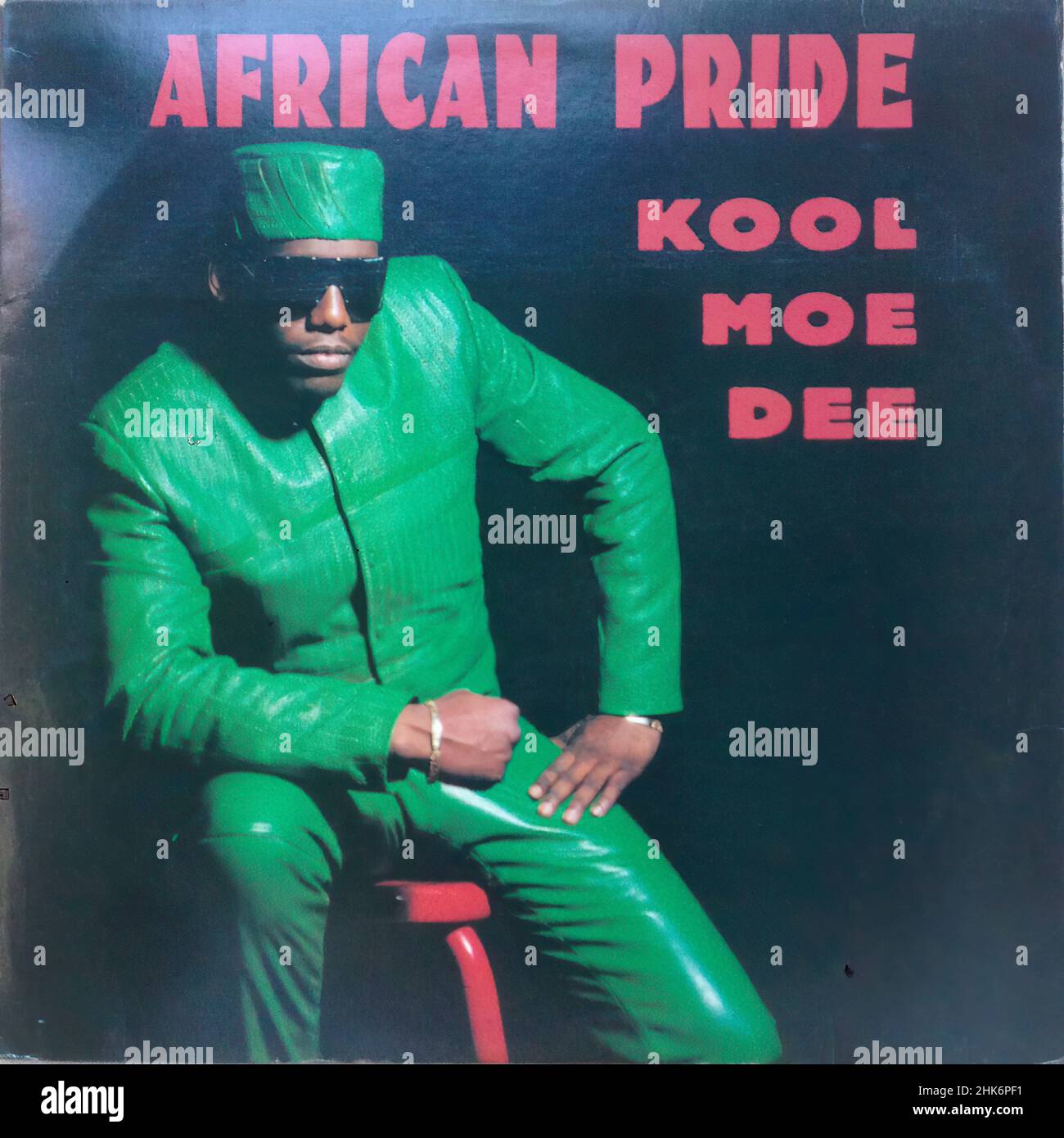 Copertina Vintage in vinile - Kool Moe Dee - African Pride 00001 Foto Stock