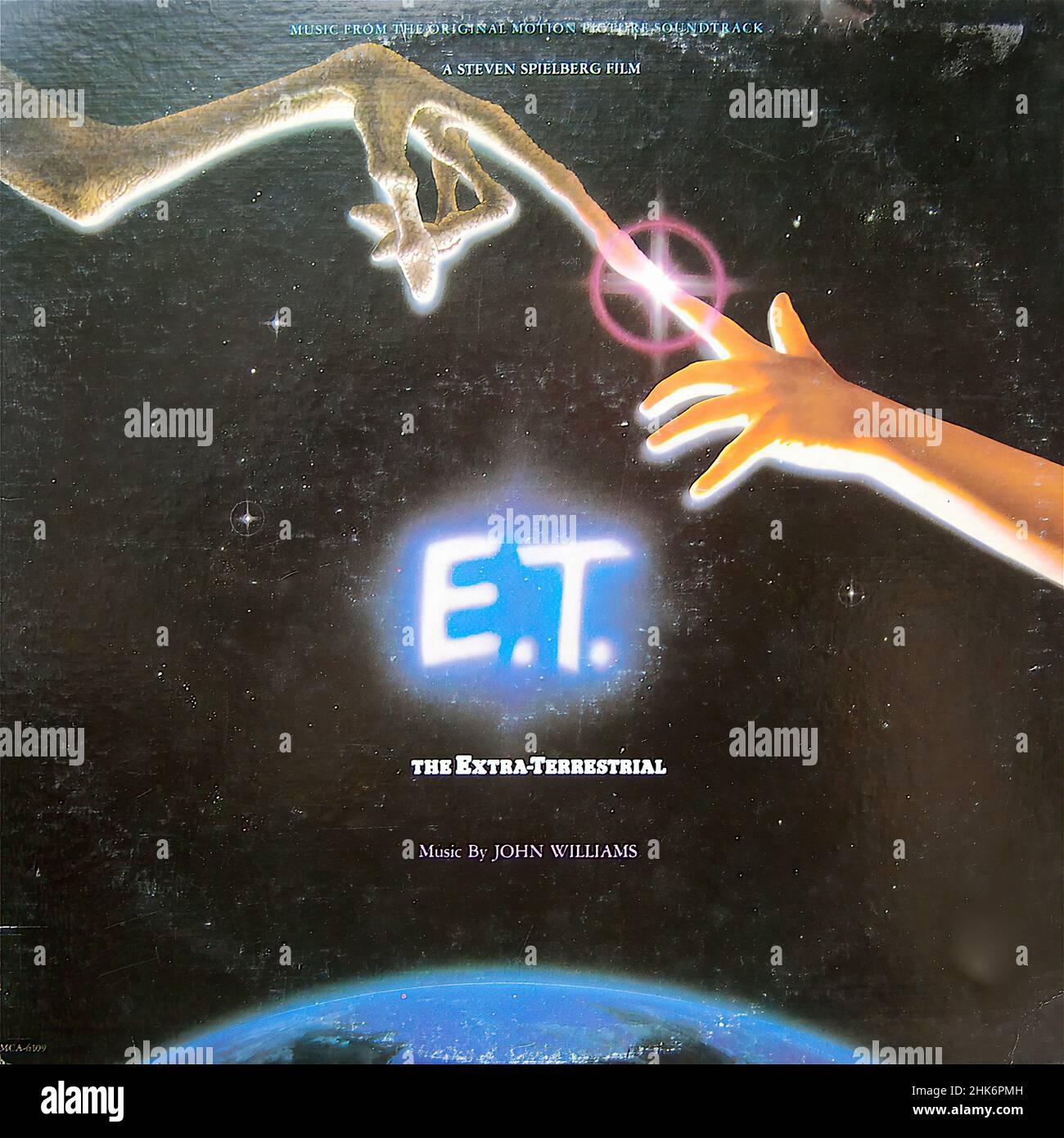 Copertina Vintage Vinyl record - Movie Soundtrack - ET Foto Stock