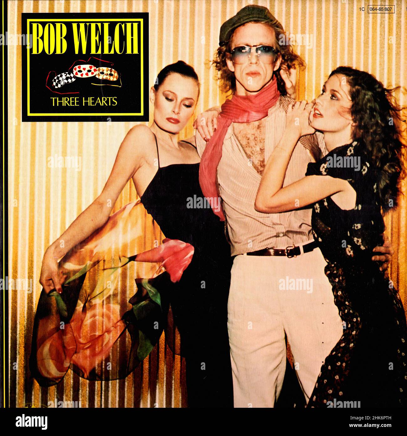Copertina Vintage Vinyl record - Welch, Bob - Three Hearts - D - 1979 Foto Stock