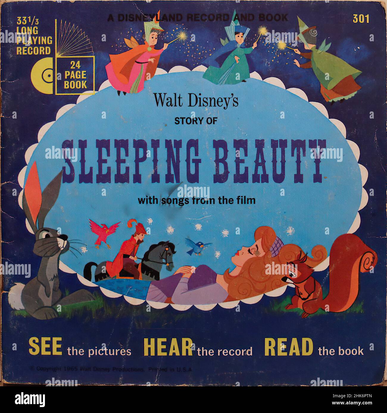 Copertina del disco in vinile d'epoca - Sleeping Beauty 00003 Foto Stock