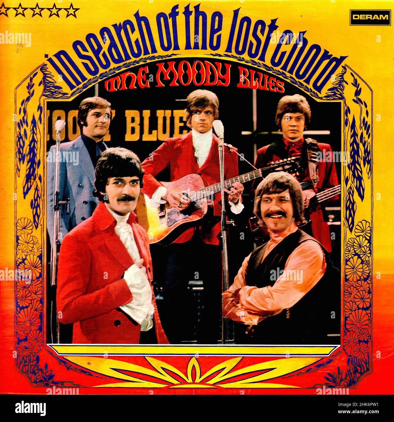 Copertina Vintage vinyl record - Moody Blues, The - alla ricerca del cordone perduto - D - 1968 02 Foto Stock
