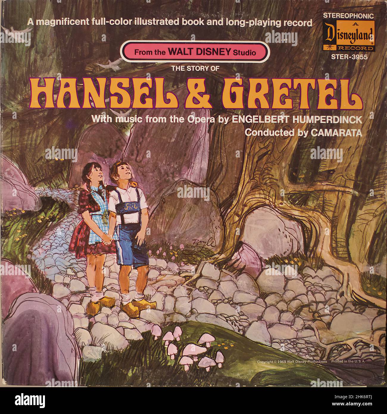 Copertina in vinile vintage - Hansel & Gretel 00001 Foto Stock