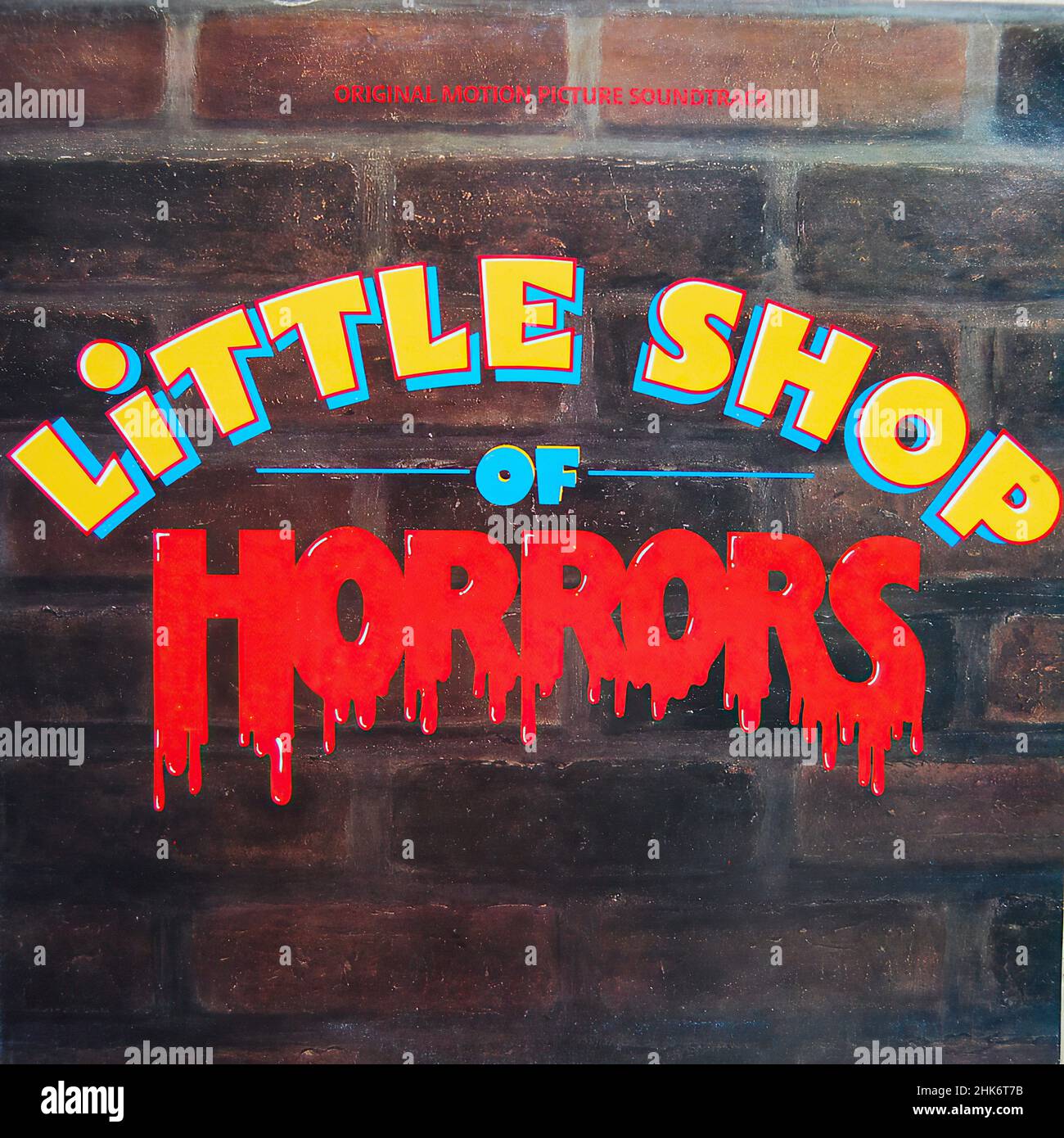 Copertina Vintage Vinyl record - Movie Soundtrack - Little Shop of Horrors Foto Stock