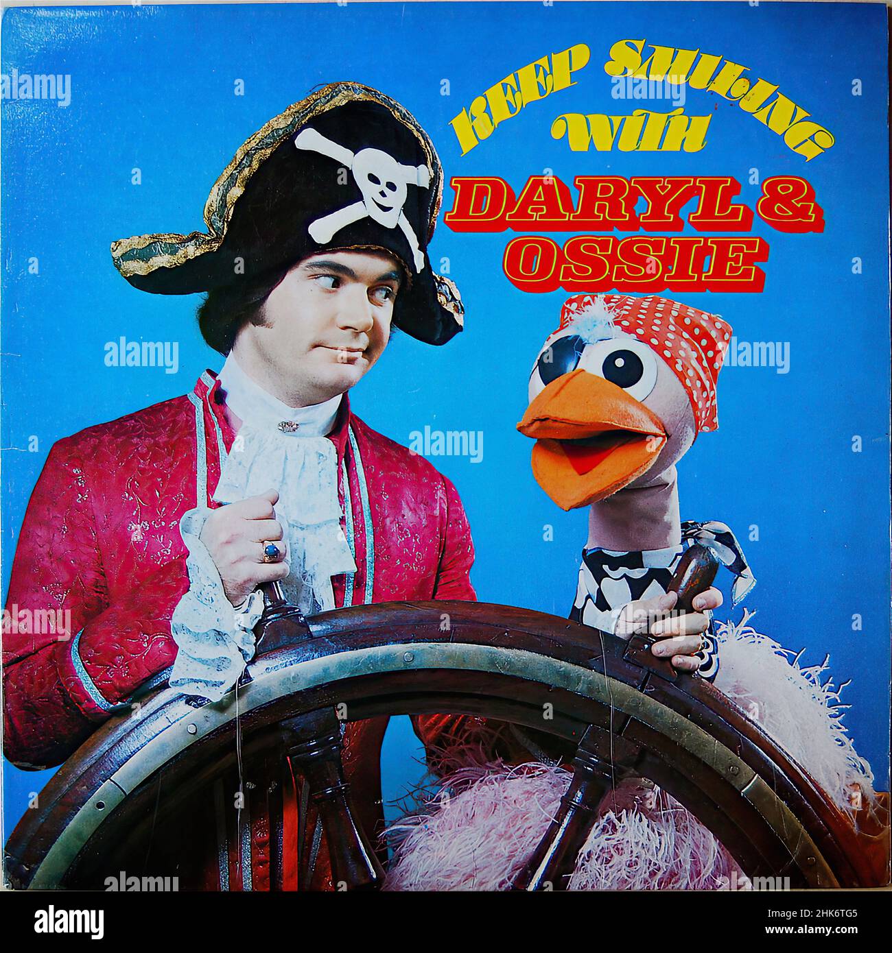 Copertina Vintage vinyl record - Childrens - continua a sorridere con Daryl & Ossie Foto Stock
