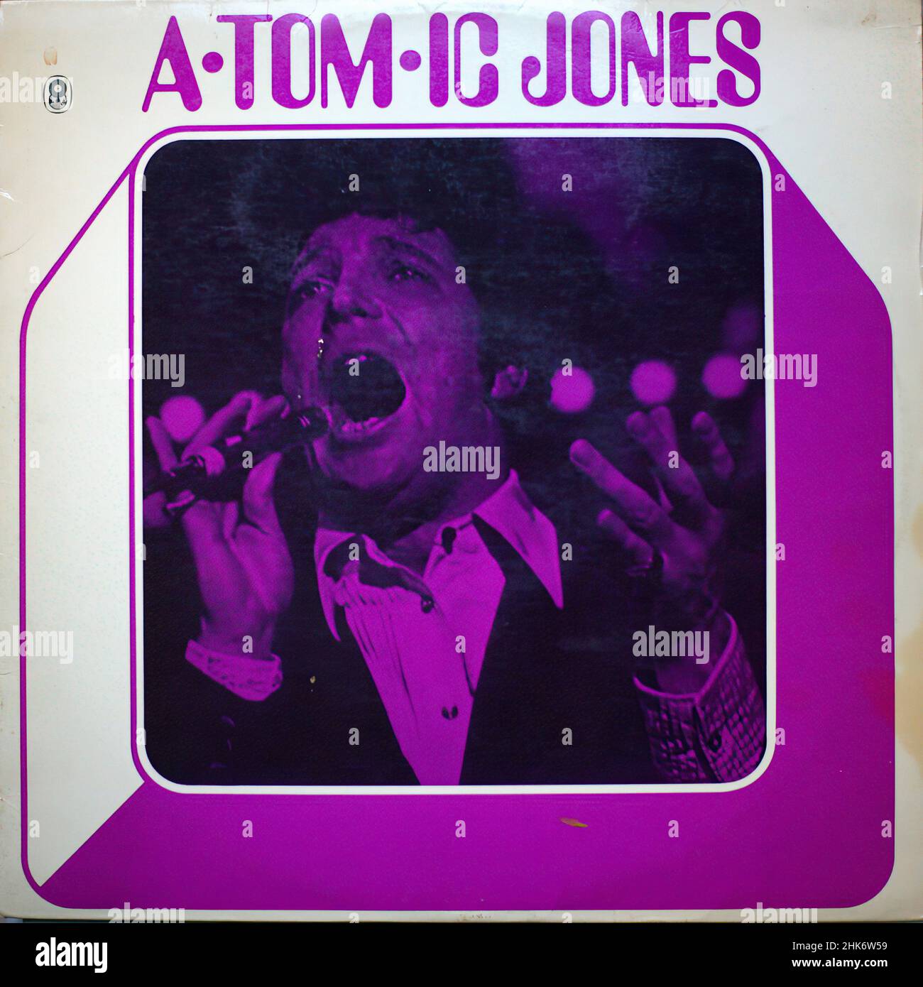 Copertina del disco in vinile d'epoca - Tom Jones - Atomic 00001 Foto Stock
