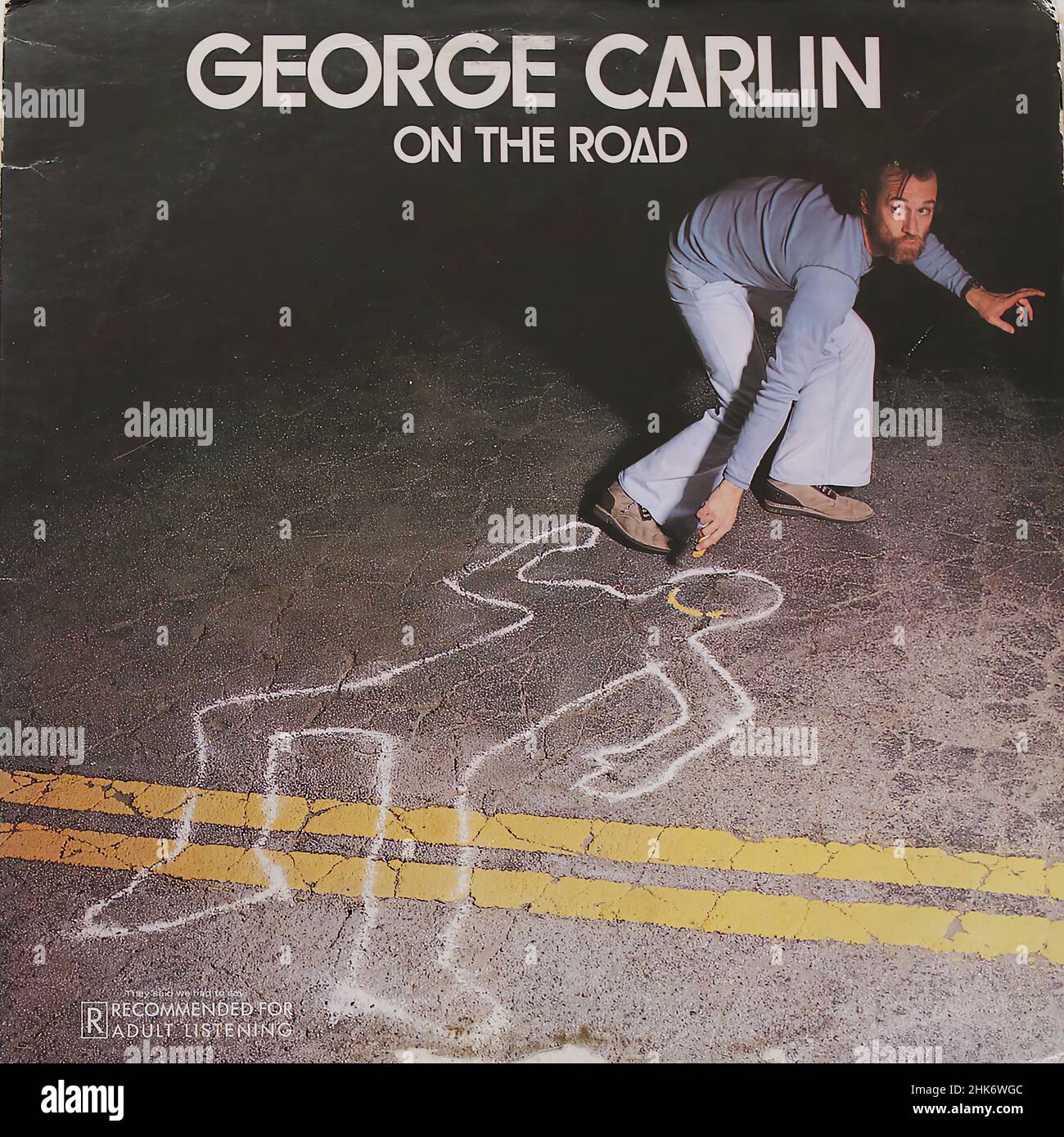Copertina del disco in vinile d'epoca - George Carlin - on the Road 00001 Foto Stock