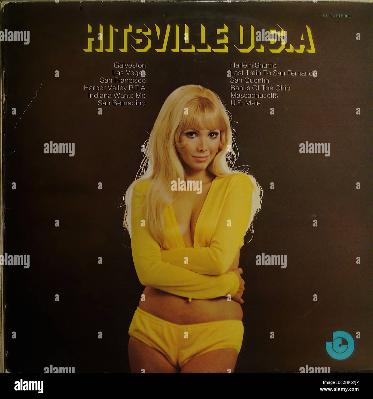 Copertina Vintage vinyl record - compilation - Hitsville USA Foto Stock
