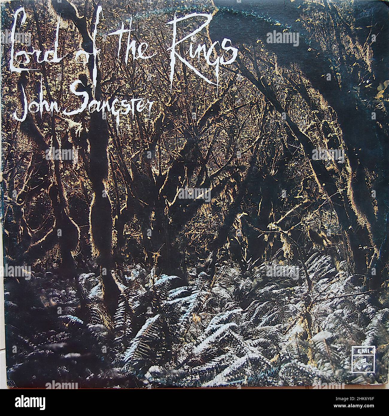 Copertina vintage in vinile - John Sangster - il Signore degli anelli Foto Stock