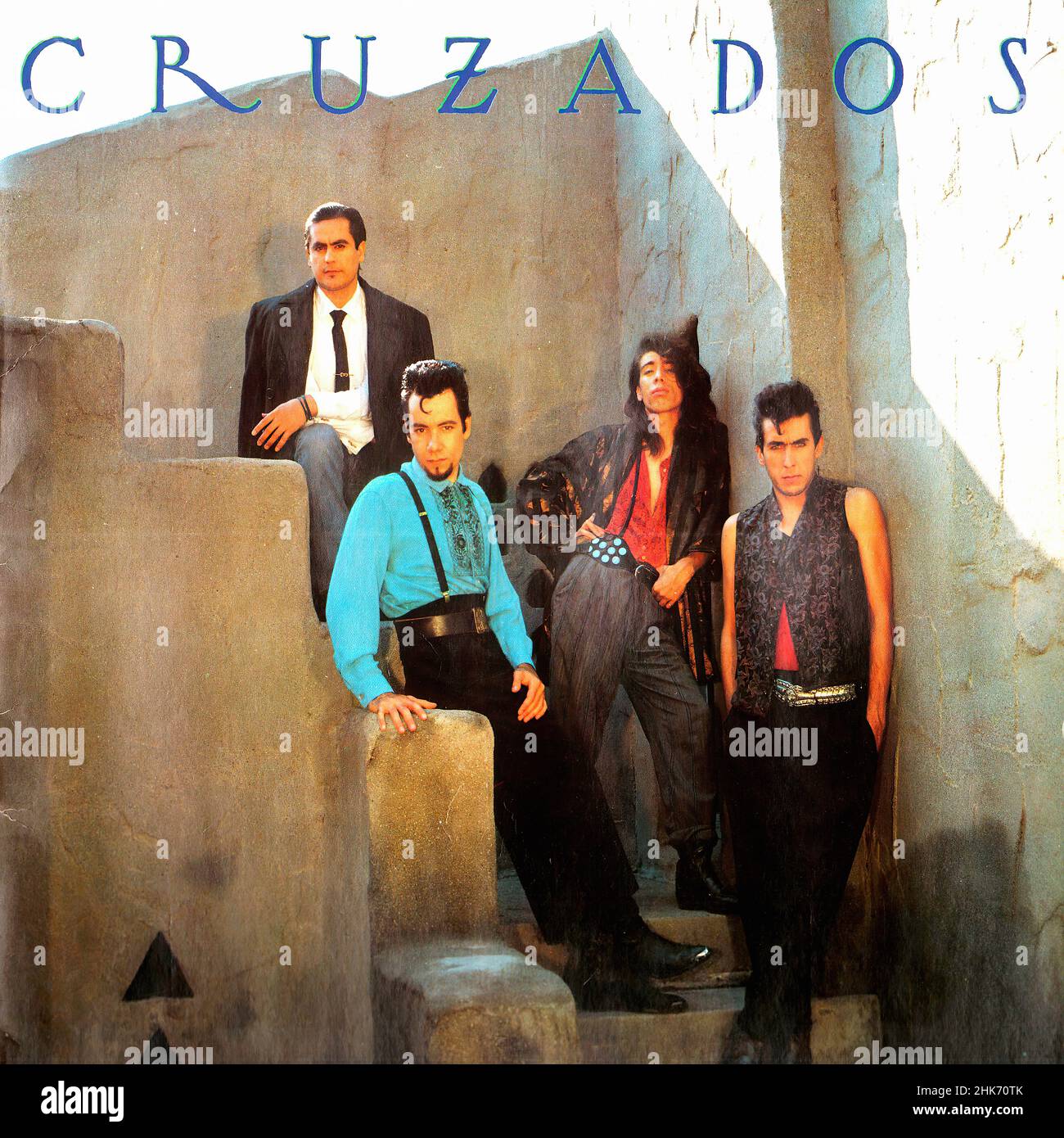 Copertina Vintage Vinyl record - Cruzados - Cruzados - D - 1985 Foto Stock