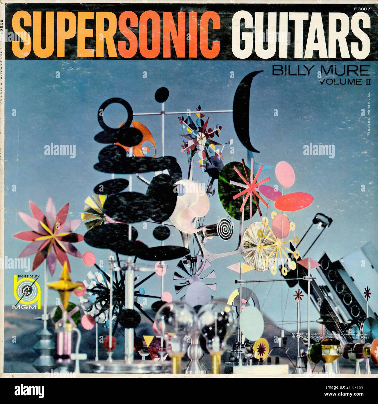 Chitarra supersonica Volume II - Vintage Vinyl Album Foto Stock