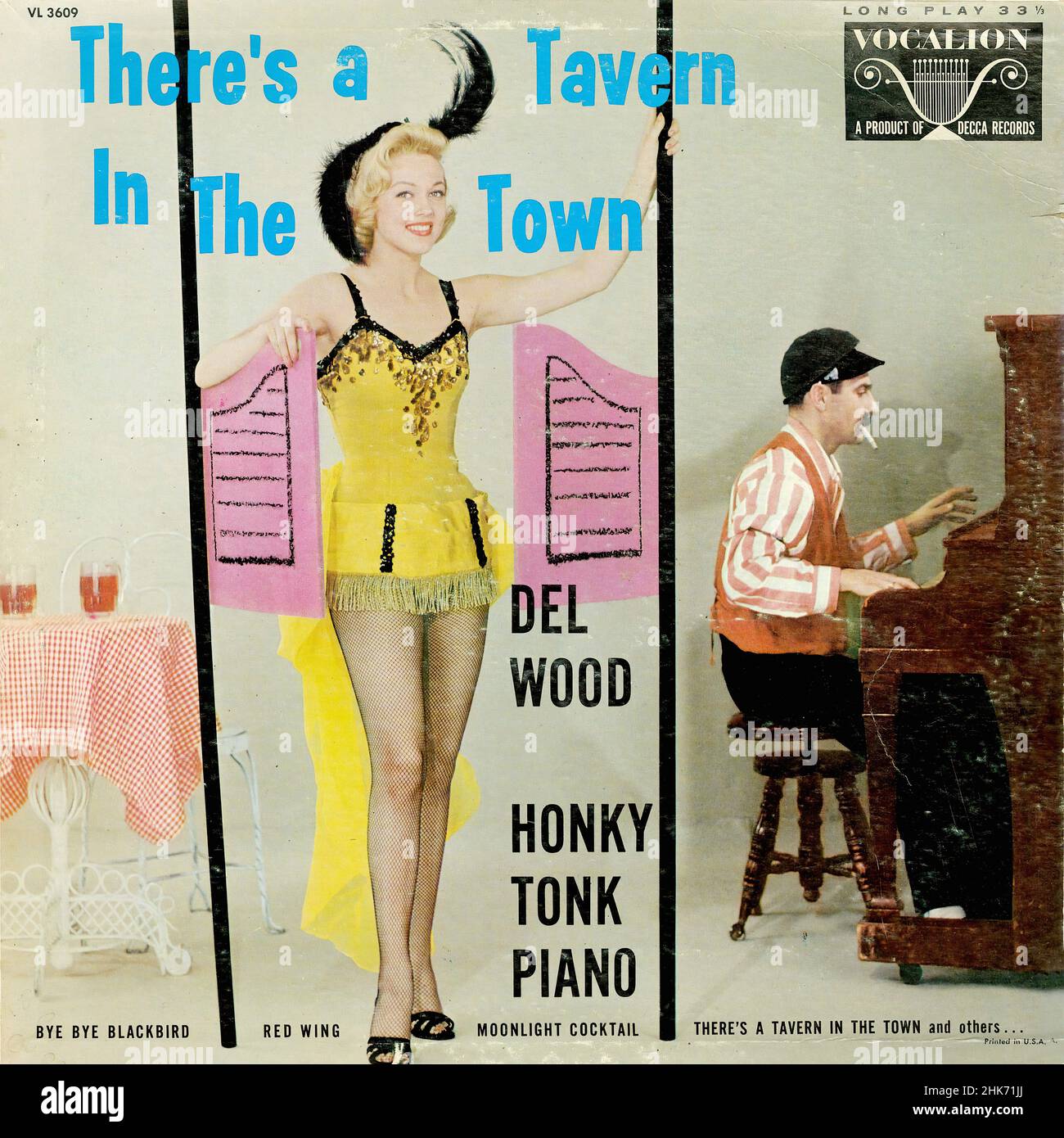 C'è Una taverna in città - Vintage Country Music Album Foto Stock