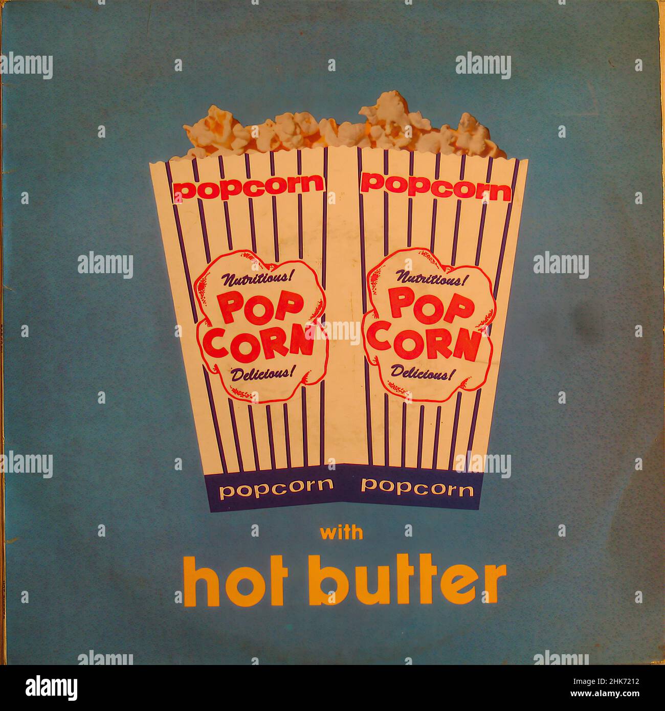 Copertina Vintage vinyl record - Hot Butter - Pop Corn 00001 Foto Stock