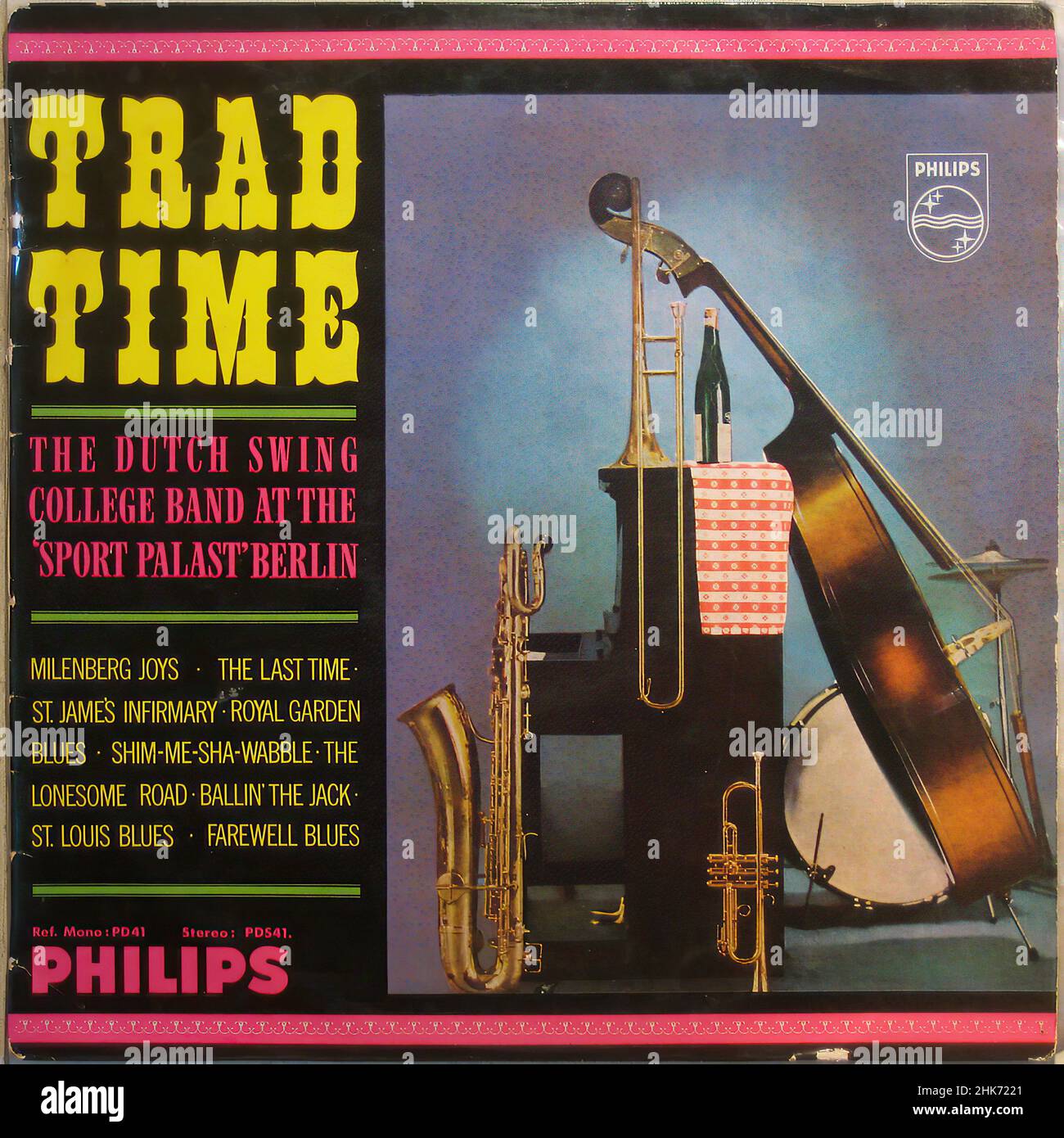 Copertina del disco in vinile d'epoca - tempo di percorrenza Foto Stock
