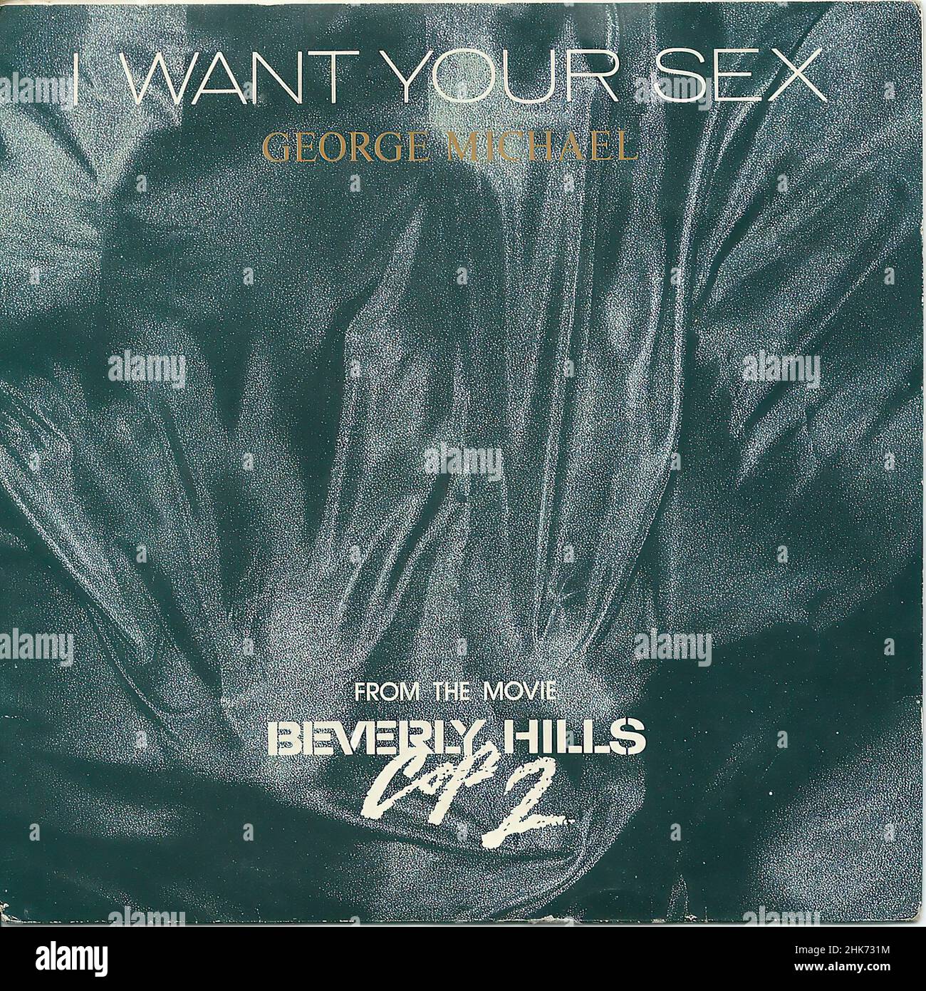 Copertina Vintage vinyl record - 45rpm single - George Michael - i want your Sex Foto Stock